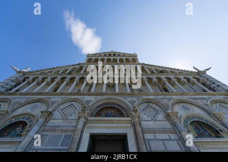 Italien, Toskana, Pisa, Fassade der Kathedrale von Pisa Stockfoto