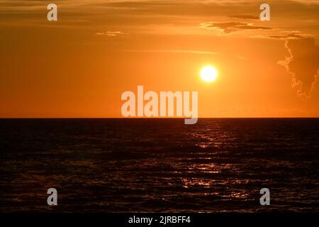 Sunset, Cilento, italien Stockfoto