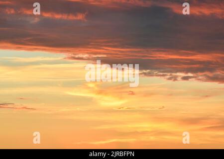 Sunset, Cilento, italien Stockfoto