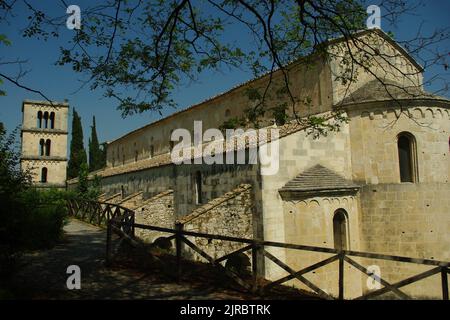 Abtei von San Liberatore in Maiella -Serramonacesca - Abruzzen Stockfoto