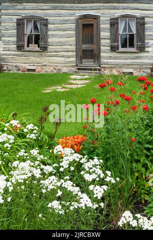 Die Nellie McClung Heritage Site in Manitou, Manitoba, Kanada. Stockfoto