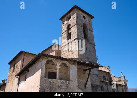 kirche von san demetrio im Dorf von san demetrio nei vestini abruzzen Stockfoto