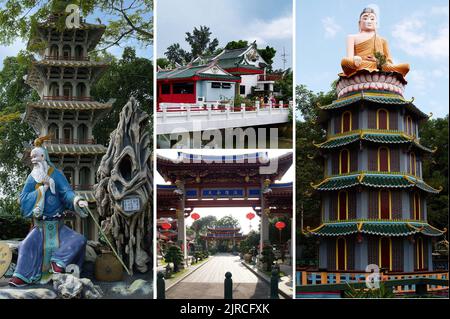 Wunderschönes Singapur (Republik Singapur), ein souveränes Inselland und Stadtstaat im maritimen Südostasien. Stockfoto