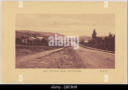 Station Road, Alexandra, 1911, Alexandra, von Muir & Moodie. Stockfoto