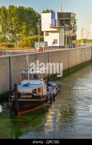 Den Helder, Niederlande. August 2022. Die Seeschlösser von Den Helder nannten De Helsdeur. Hochwertige Fotos Stockfoto