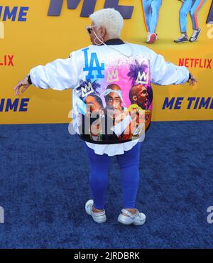 Westwood, USA. 23. August 2022. Luenell kommt zur Premiere des Netflix-Films Me TIME, der am Dienstag, den 23. August 2022 im Regency Village Theatre in Westwood, CA, stattfand. (Foto: Juan Pablo Rico/Sipa USA) Quelle: SIPA USA/Alamy Live News Stockfoto