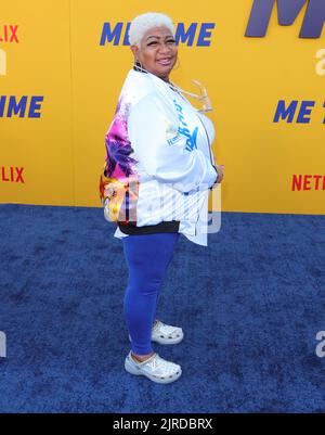 Westwood, USA. 23. August 2022. Luenell kommt zur Premiere des Netflix-Films Me TIME, der am Dienstag, den 23. August 2022 im Regency Village Theatre in Westwood, CA, stattfand. (Foto: Juan Pablo Rico/Sipa USA) Quelle: SIPA USA/Alamy Live News Stockfoto