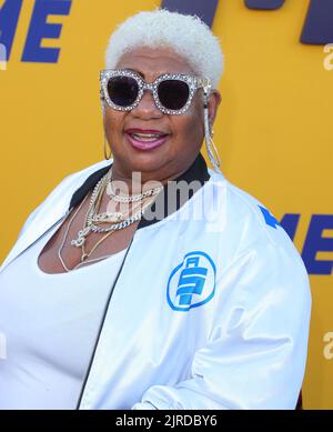 Westwood, USA. 23. August 2022. Luenell kommt zur Premiere des Netflix-Films Me TIME, der am Dienstag, den 23. August 2022 im Regency Village Theatre in Westwood, CA, stattfand. (Foto: Juan Pablo Rico/Sipa USA) Quelle: SIPA USA/Alamy Live News Stockfoto