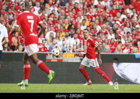 Gilberto von SL Benfica in Aktion während der UEFA Champions League, Play-offs, 2.-Bein-Fußballspiel zwischen SL Benfica und Dynamo Kiew am 23. August 2022 im Estadio da Luz in Lissabon, Portugal - Foto Joao Rico / DPPI Stockfoto