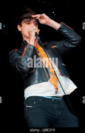 Pete Doherty - Babyshambles, V2007, Hylands Park, Chelmsford, Essex, Großbritannien - 18. August 2007 Stockfoto