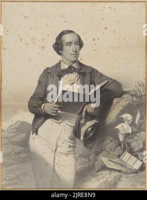 Porträt von George French Angas, 1848, Hersteller unbekannt. Akquisitionsverlauf unbekannt. Stockfoto