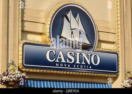 Casino Nova Scotia Zeichen in Halifax Stockfoto