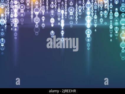 Leuchtende Lichter abstrakt glänzend Bokeh Hintergrund. Vektordesign Stock Vektor