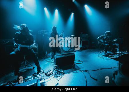 Kopenhagen, Dänemark. 23. August 2022. Die japanische Instrumental-Rockband Mono spielt ein Live-Konzert im Pumpehuset in Kopenhagen. (Foto: Gonzales Photo/Alamy Live News Stockfoto