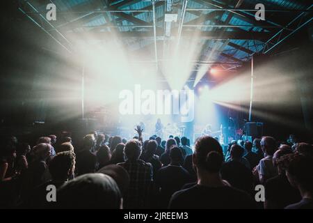 Kopenhagen, Dänemark. 23. August 2022. Die japanische Instrumental-Rockband Mono spielt ein Live-Konzert im Pumpehuset in Kopenhagen. (Foto: Gonzales Photo/Alamy Live News Stockfoto