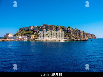 Isole Tremiti Insel San Nicola in Gargano Apulien - Italien Stockfoto