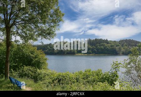 Wuppertalsperre in der Nähe von Remscheid, Bergisches Land, Nordrhein-Westfalen, Deutschland Stockfoto