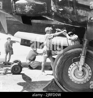 Vickers Wellington – Royal Air Force – Operationen in Nordafrika, 1939-1943. Stockfoto