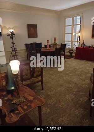 UN Salon dans un musée francais Stockfoto