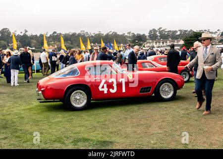 1959 Ferrari 250 GT LWB beim 71. Pebble Beach Concours d' Elegance 2022 Stockfoto