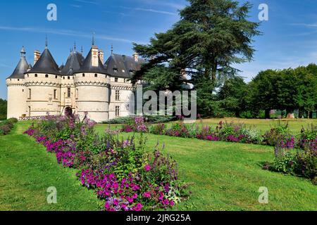 Chaumont Frankreich. Chateau de Chaumont sur Loire Stockfoto