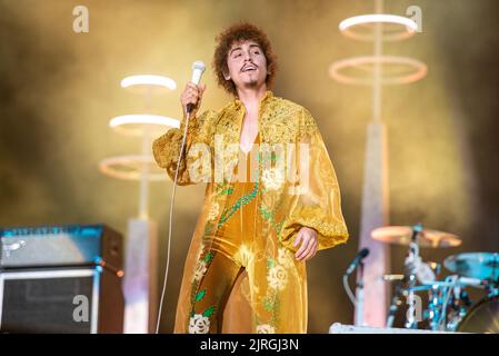 09. Juni 2022: Greta Van Fleet treten beim iDays 2022 Festival in Mailand auf Stockfoto