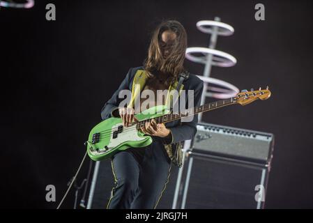 09. Juni 2022: Greta Van Fleet treten beim iDays 2022 Festival in Mailand auf Stockfoto