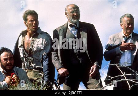 RHYS-DAVIES, FORD, CONNERY, ELLIOTT, INDIANA JONES UND DER LETZTE KREUZZUG, 1989 Stockfoto