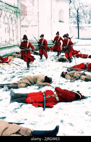 KAMPFSZENE, PETER DER GROSSE, 1986 Stockfoto