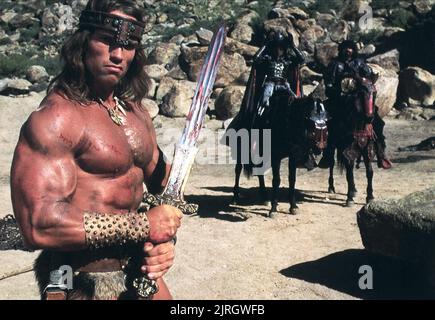 ARNOLD SCHWARZENEGGER, Conan der Zerstörer, 1984 Stockfoto