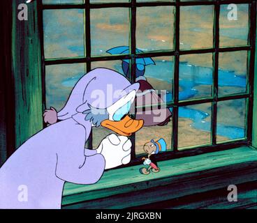 Dagobert Duck, JIMINY CRICKET, MICKEY'S CHRISTMAS CAROL, 1983 Stockfoto