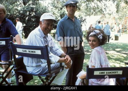 CARL REINER, ROBERT LINDSAY, Anne Bancroft, BERT RIGBY DU bist ein Narr, 1989 Stockfoto