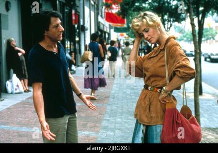 DUSTIN HOFFMAN, Jessica Lange, TOOTSIE, 1982 Stockfoto