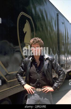 DAVID HASSELHOFF, Knight Rider, 1982 Stockfoto