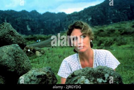 JACQUELINE BISSET, UNTER DEM VULKAN, 1984 Stockfoto