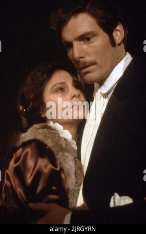 JACQUELINE BISSET, Christopher Reeve, ANNA KARENINA, 1985 Stockfoto