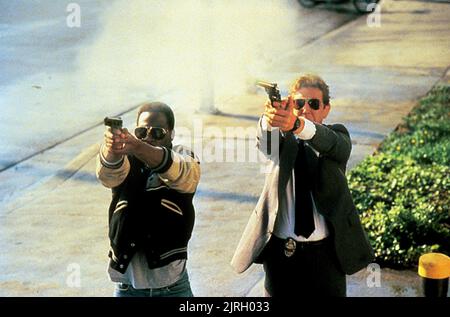 EDDIE MURPHY, Judge Reinhold, BEVERLY HILLS COP II, 1987 Stockfoto