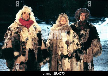 DAN AYKROYD, DONNA DIXON, Chevy Chase, Spies Like Us, 1985 Stockfoto