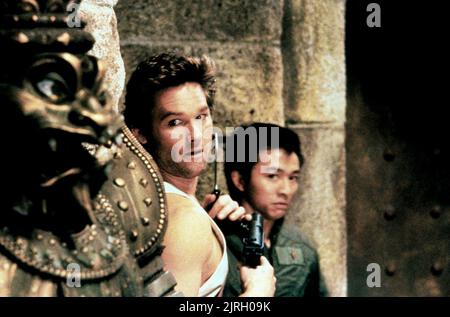 KURT RUSSELL, DENNIS DUN, Big Trouble In Little China, 1986 Stockfoto