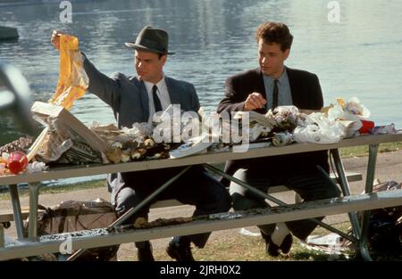 DAN AYKROYD, Tom Hanks, DRAGNET, 1987 Stockfoto