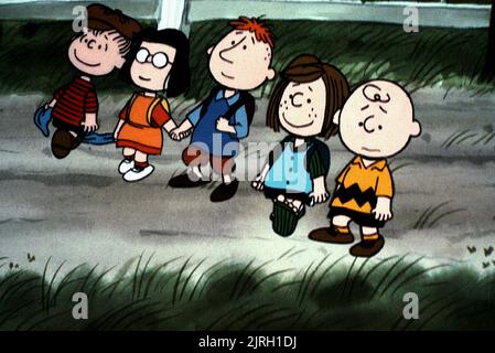 LINUS, MARCIE, Peppermint Patty, Charlie Brown, Bon voyage Charlie Brown (UND KOMMEN NICHT WIEDER!!), 1980 Stockfoto