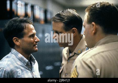 ROBIN WILLIAMS, J.T. WALSH, GOOD MORNING VIETNAM, 1987 Stockfoto