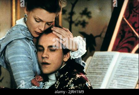 MICHELLE PFEIFFER, JOHN MALKOVICH, Gefährliche Liebschaften, 1988 Stockfoto