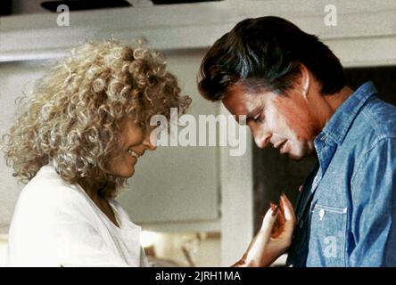 GLENN CLOSE, Michael Douglas, Fatal Attraction, 1987 Stockfoto