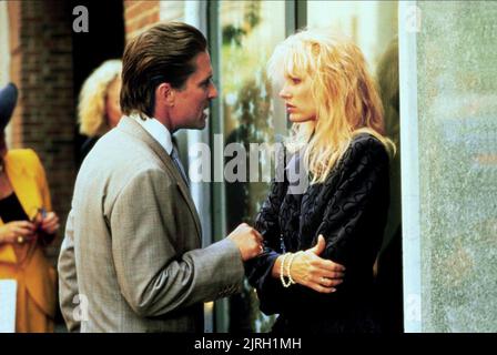 MICHAEL DOUGLAS, Daryl Hannah, WALL STREET, 1987 Stockfoto