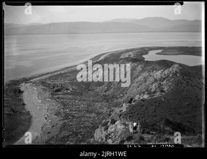 Besuch von Kapiti, Kapiti Island - 5. Mai 1929, 05. Mai 1929, von Leslie Adkin. Schenkung des Gutsbesitzes der Familie G. L. Adkin, 1964. Stockfoto