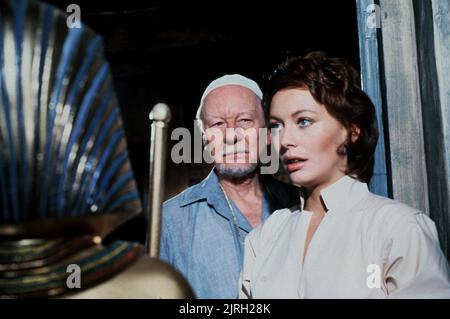 JOHN GIELGUD, LESLEY-ANNE DOWN, SPHINX, 1981 Stockfoto