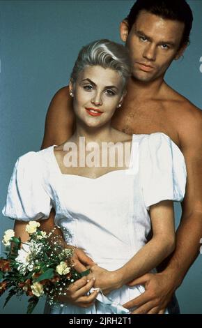 SHERILYN FENN, Richard Tyson, zwei MOON JUNCTION, 1988 Stockfoto