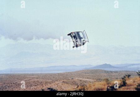 FLYING CAR STUNT, CANNONBALL RUN II, 1984 Stockfoto