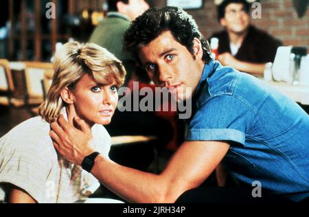 OLIVIA NEWTON-JOHN, John Travolta, zwei EINER ART, 1983 Stockfoto